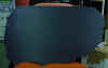Black anodized plate with no engraving