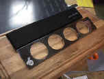 4 gauge panel in front of stock panel it replaces